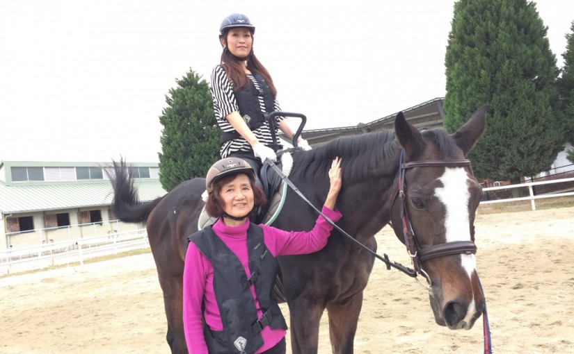 体験乗馬を行いました(大阪府大阪市/M様)
