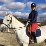 乗馬クラブで馬場馬術のレッスンを行いました(大阪府大阪市/A様)