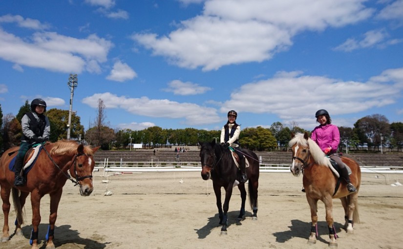 乗馬クラブでビギナーレッスンを行いました（大阪府東大阪市/H様）