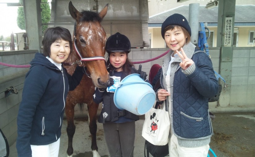 乗馬クラブで３級ライセンステスト行いました