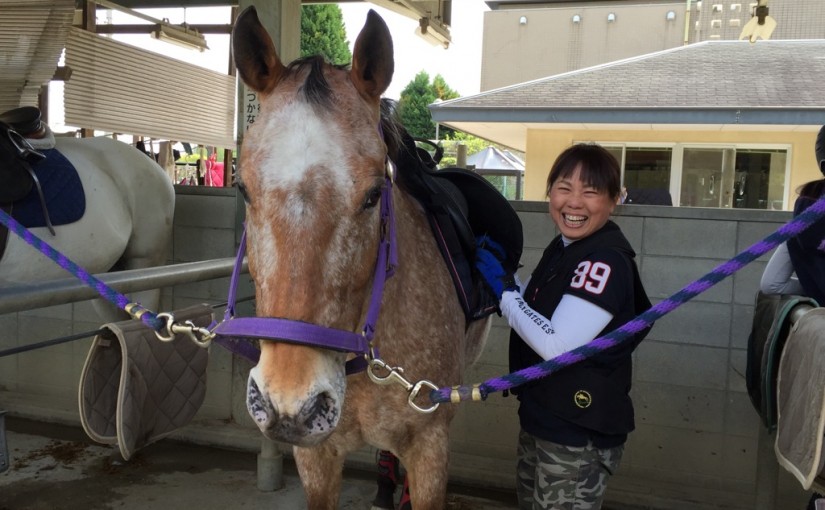乗馬クラブでビギナーレッスンを行いました（大阪府大阪市/Ｔ様）