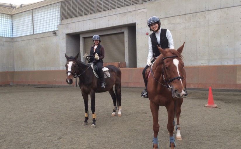 友達と一緒に、乗馬クラブ乗馬体験１回コース！【大阪市／鶴見緑地乗馬苑】