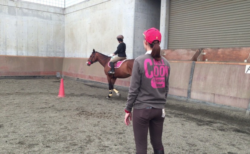 乗馬クラブで体験乗馬を行いました（大阪府大阪市/Y様）