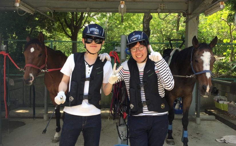 乗馬クラブで体験乗馬を行いました（大阪府大阪市/Ｍ様）