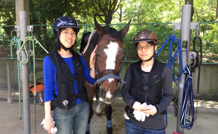 乗馬クラブで体験乗馬を行いました（大阪府堺市/Ｋ様）
