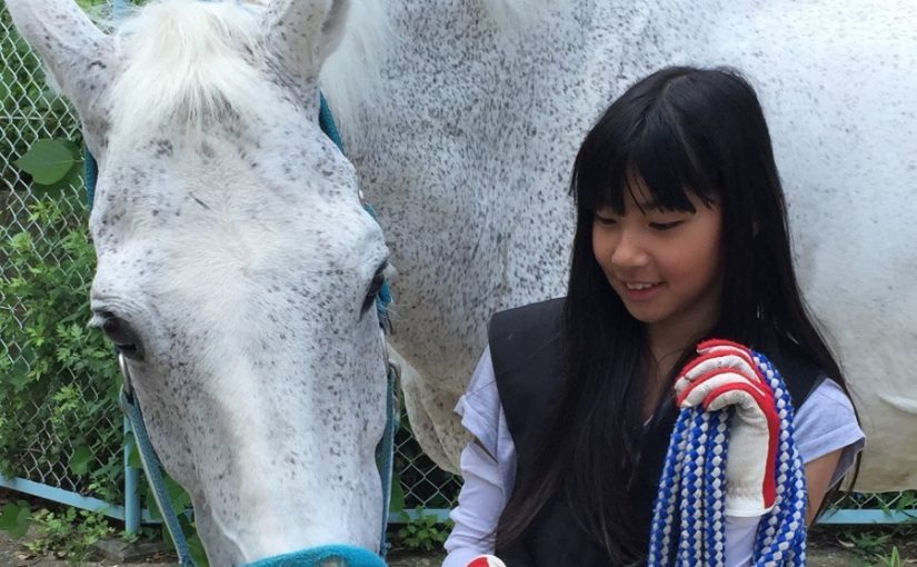 乗馬クラブでHP用に写真撮影を行いました（大阪市/鶴見緑地乗馬苑）