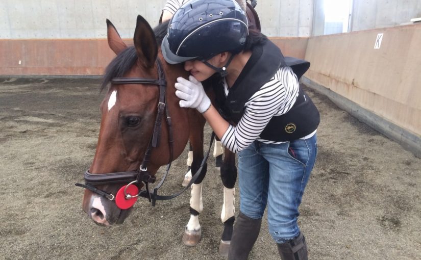 乗馬クラブでエンジョイ８回コースを行いました（寝屋川市/鶴見緑地乗馬苑）
